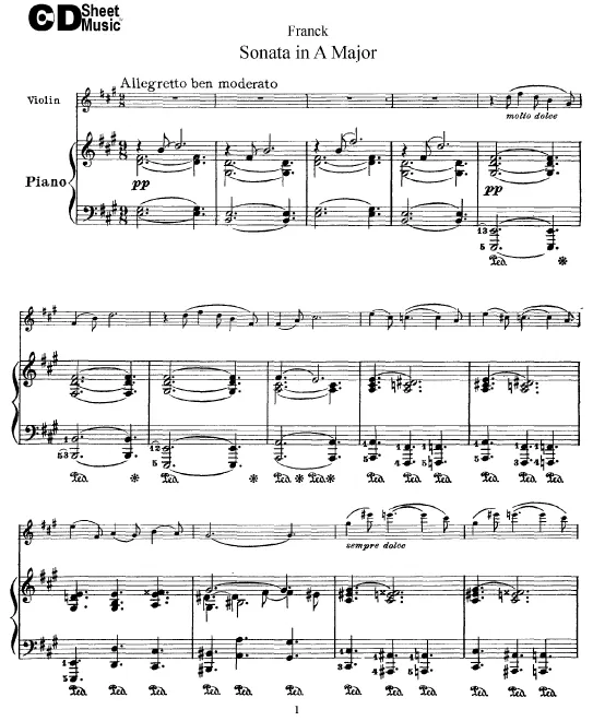 Complete Score and Violin Part