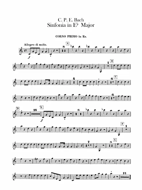 Horn 1, 2 (E♭)