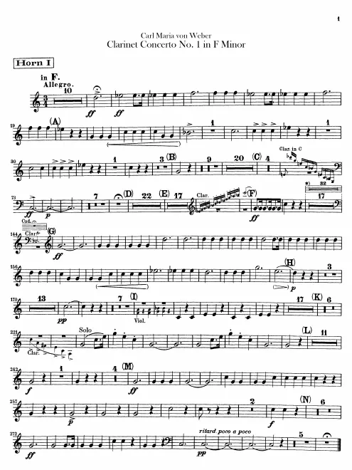 Horn 1, 2/3 (F, E♭, C)