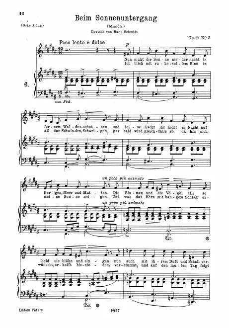 Complete Score (high key; B major)