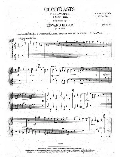 Clarinet 1/2 (B♭)