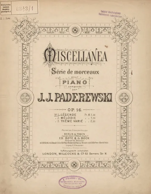 1. Légende No.1