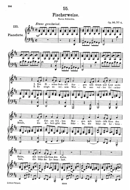 Complete Score (Original / High voice, D major)