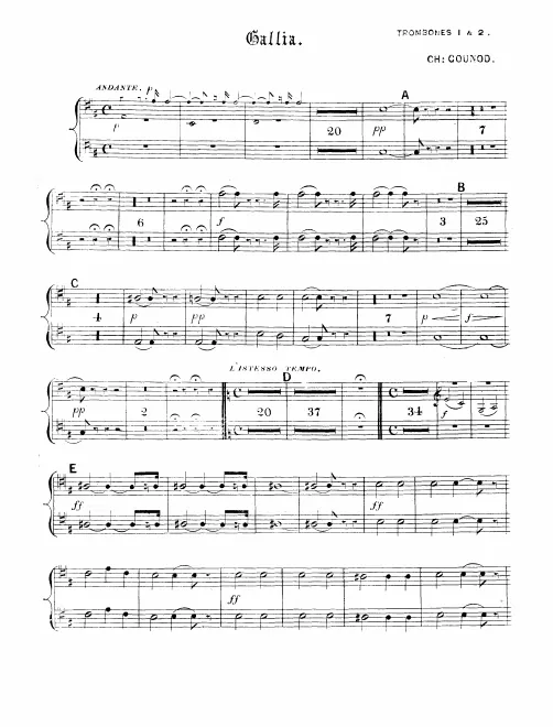 Trombone 1/2, 3, Tuba