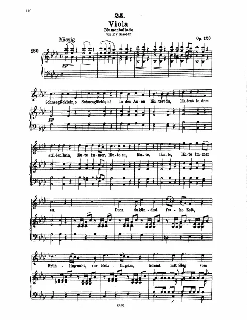 Complete Score (Original / High Voice, A♭ major)