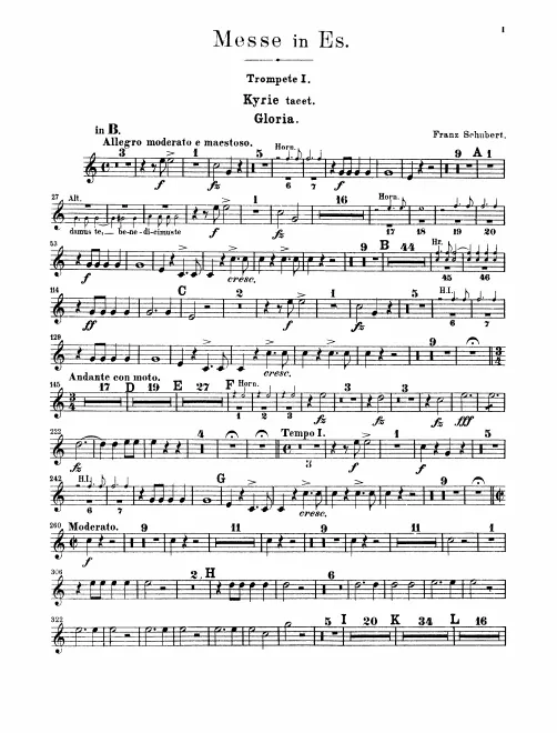 Trumpet 1, 2 (E♭/B)