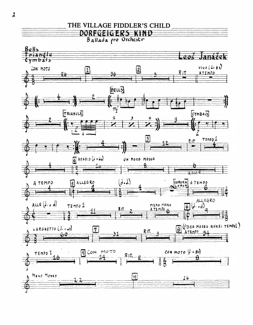 Glockenspiel/Triangle/Cymbals
