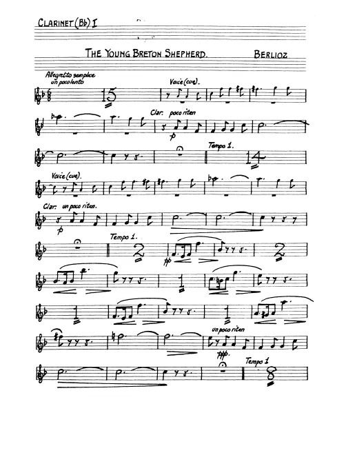 Clarinet 1, 2 (B♭)