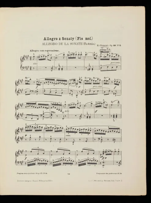 2. Allegro con espressione - Piano Score