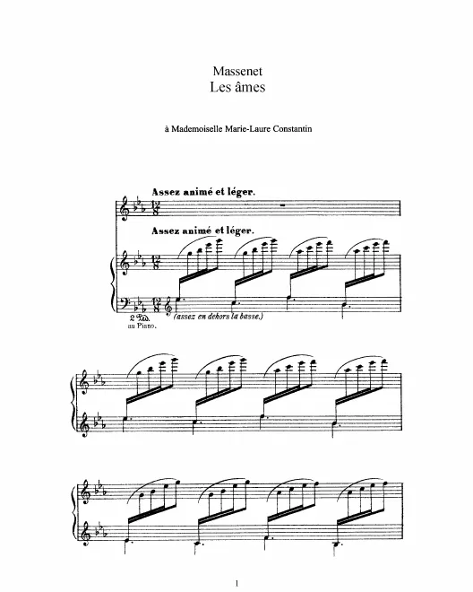 Complete Score (E♭ Major: high voice and piano)
