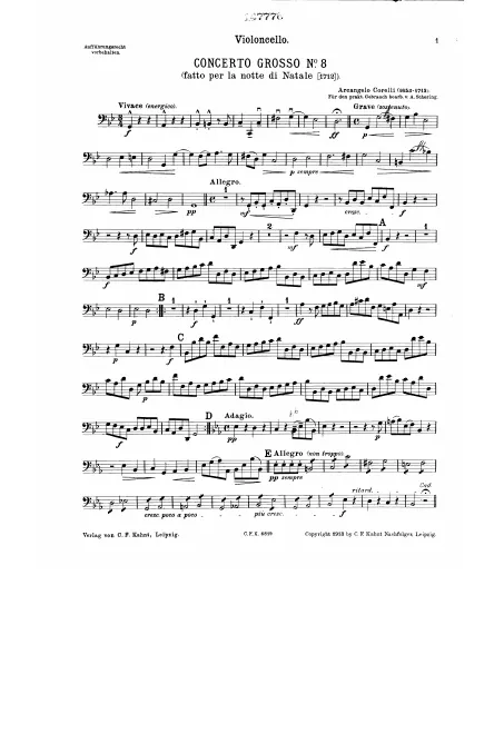 Cellos (ripieno)