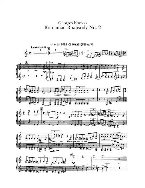 Horn 1/2, 3/4