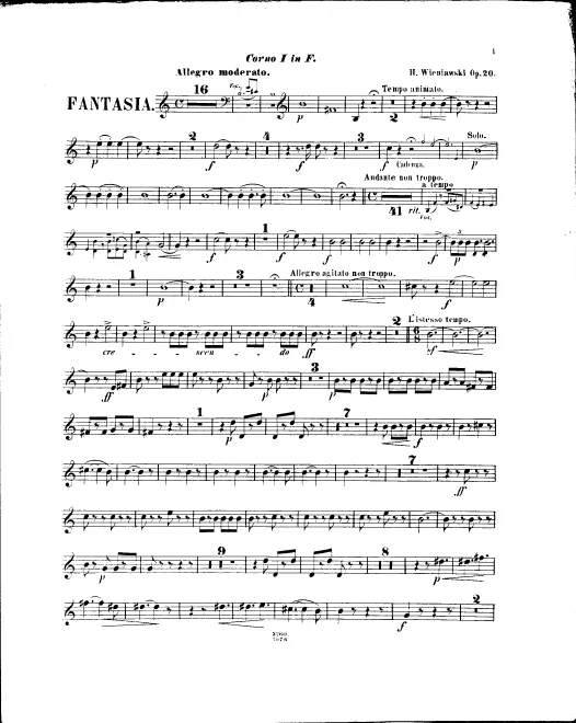 Horn 1, 2 (F)
