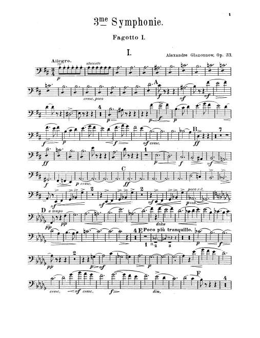 Bassoon 1, 2
