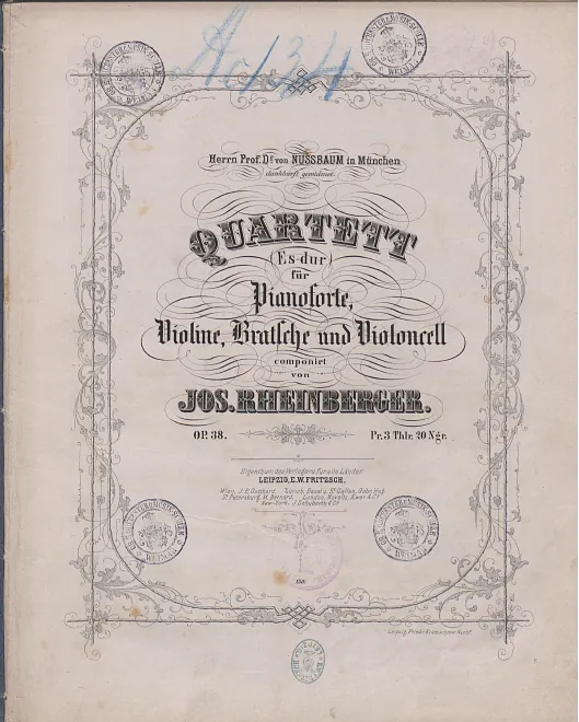 1. Allegro non troppo. Complete Score (color, with annotations)