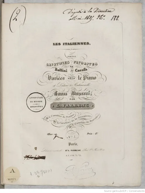 No.1 Cavatine de Bellini's Norma