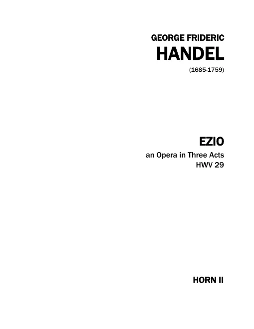 Horn 2 (F)