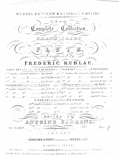 2. Divertissement in D major - Flute