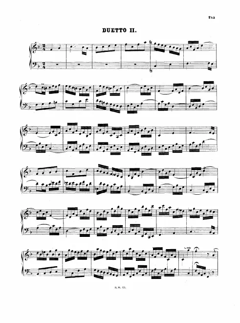 2. Duetto in F major, BWV 803
