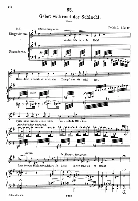 Complete Score (Original / High voice, G major)