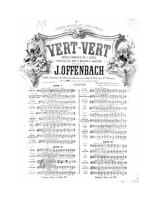 No.13 bis , Chanson à boire: "Quand du flacon en flots d'or il s'échappe" (Act II, No.13b), G major