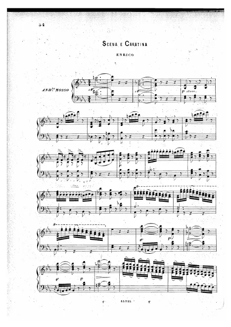Enrico: Scena e Cavatina (tenor)