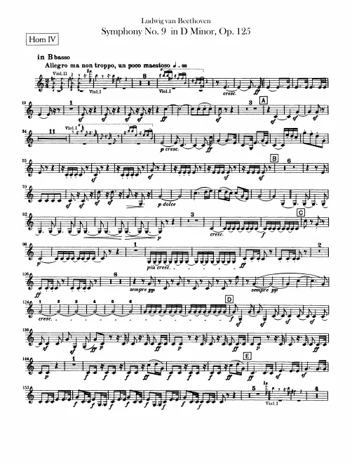 Horn 4 (B♭/E♭/D)