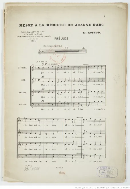 Choral Score and Vocal Parts
