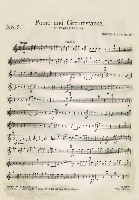 Oboe 1, 2, English Horn
