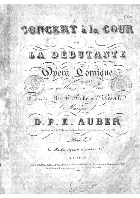 Preliminaries &mdash; Overture &mdash; Nos.1-3