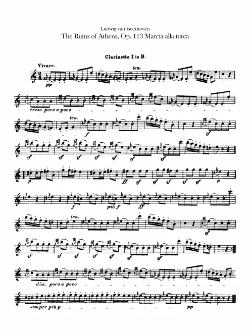 Clarinet 1, 2 (B♭)