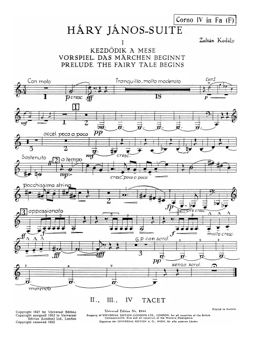 Horn 4 (F)