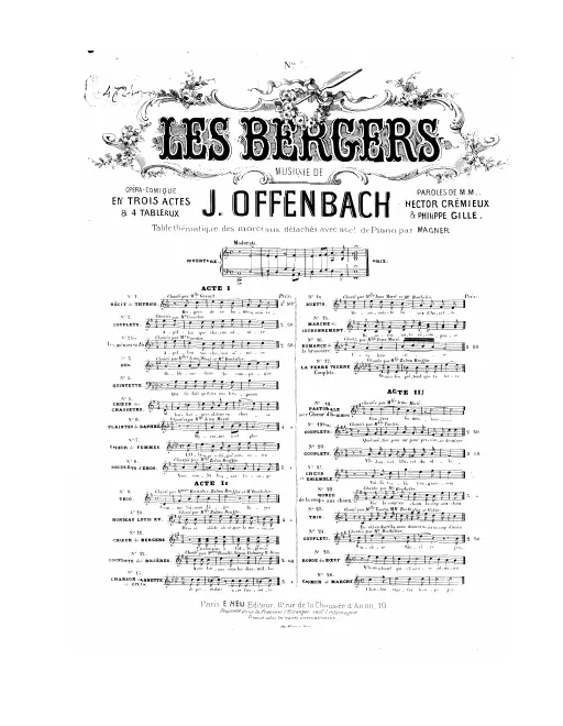 No.2, Couplets: "Apollon qui chacun admire" (Act I, No.2)