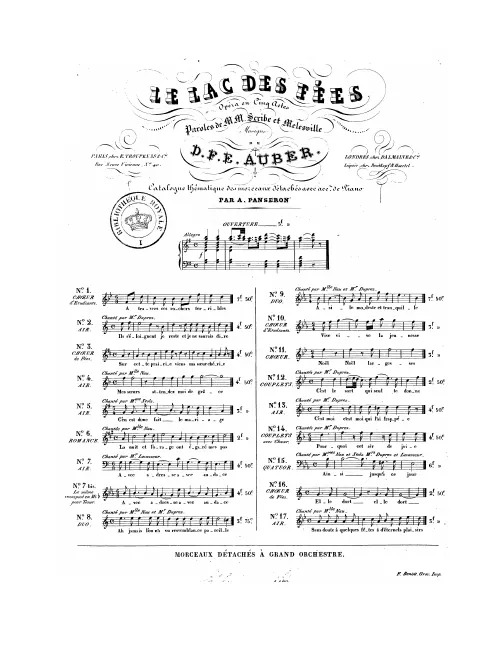No.3, Chœur de fées: "Sur cette prairie" (Act I, No.3b)