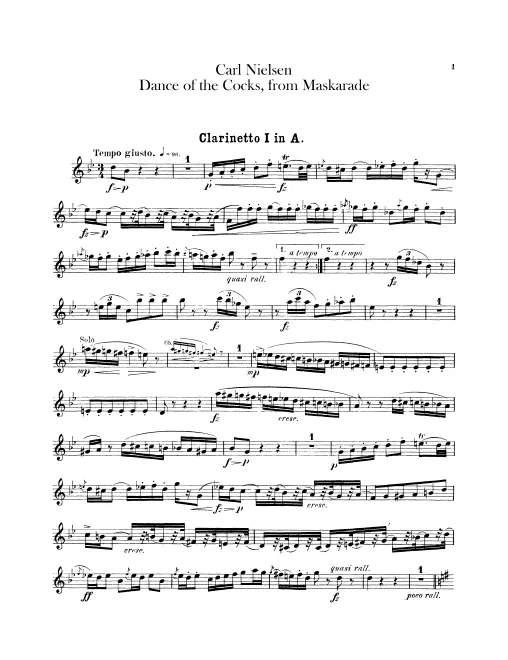 Clarinet 1, 2 (A)