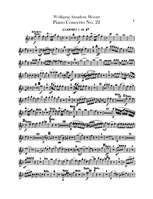 Clarinet 1, 2 (B♭)
