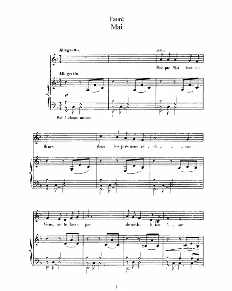 2. Mai (F major, transposed)