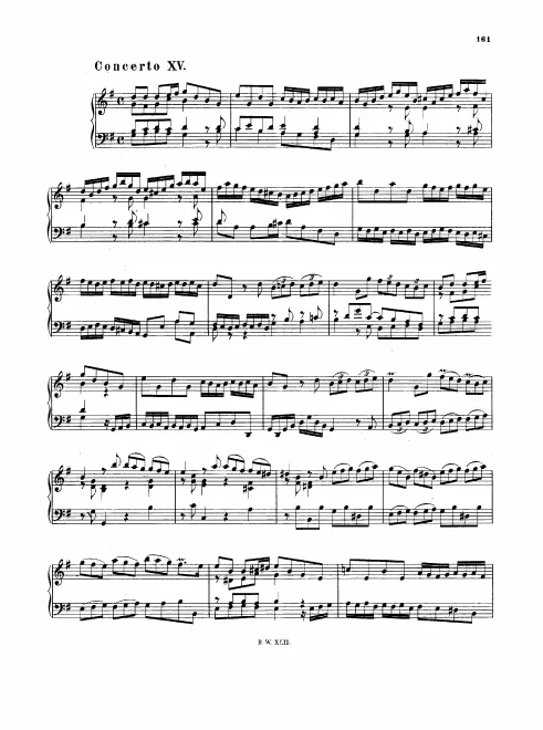15. Concerto in G major, BWV 986