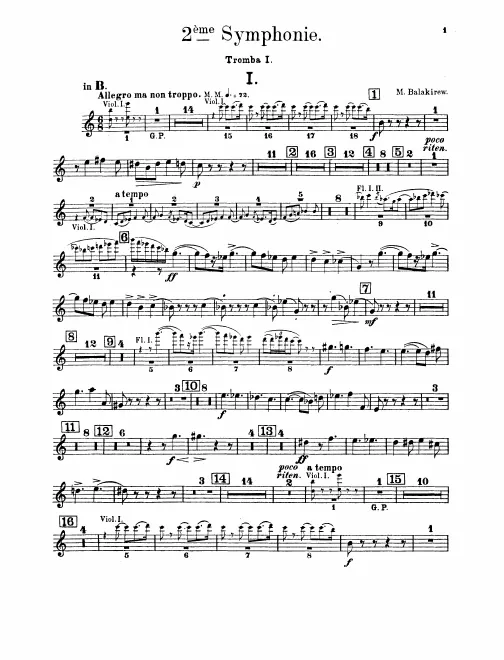 Trumpet 1, 2 (A/B♭)