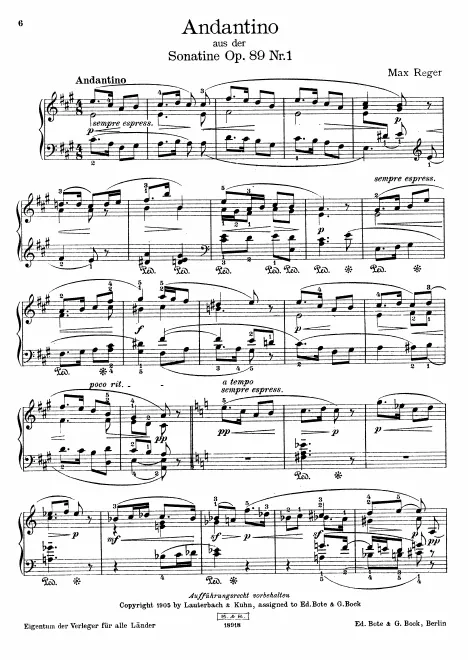 No.1: Andantino (scan)