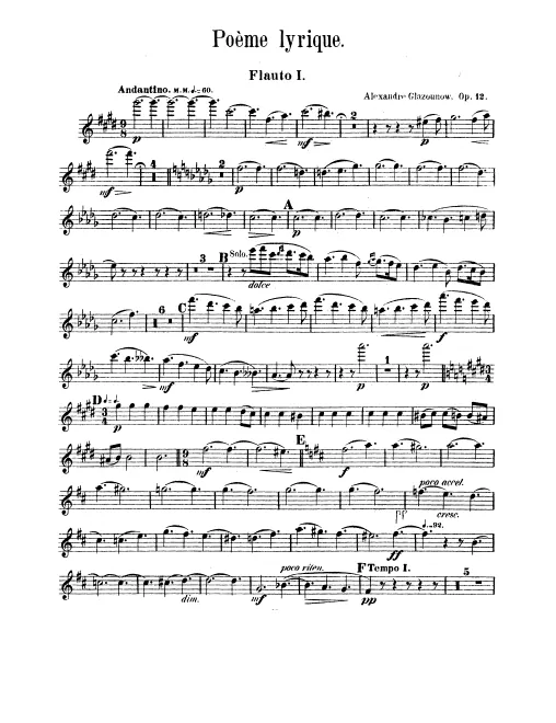 Flute 1, 2