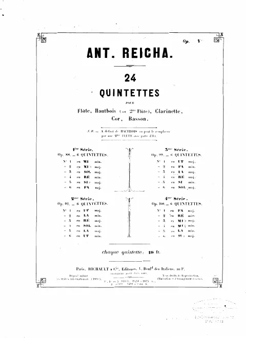 Oboe (or 2nd Flute)