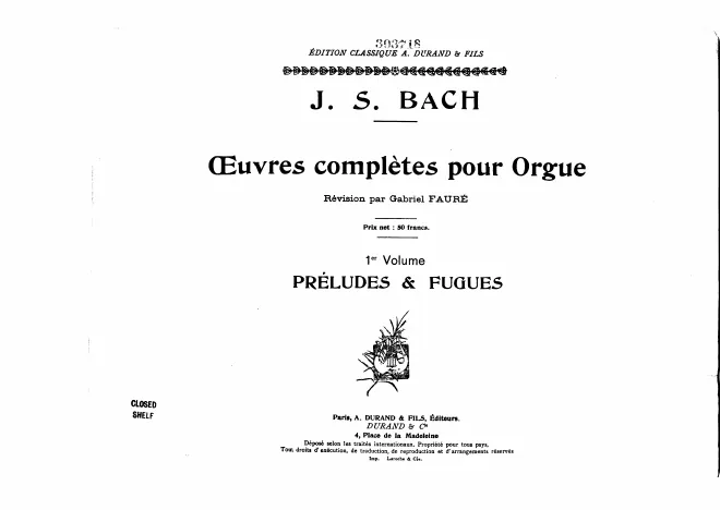 Volume I: Preludes et fugues