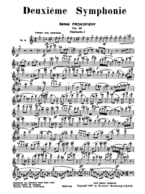 Clarinet 1 (A/B♭)