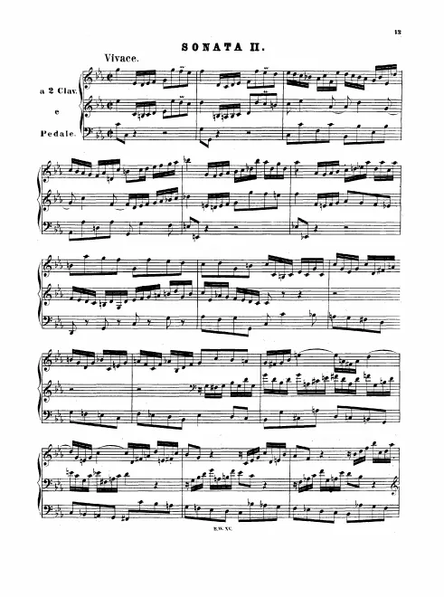 Sonata No.2 in C minor, BWV 526