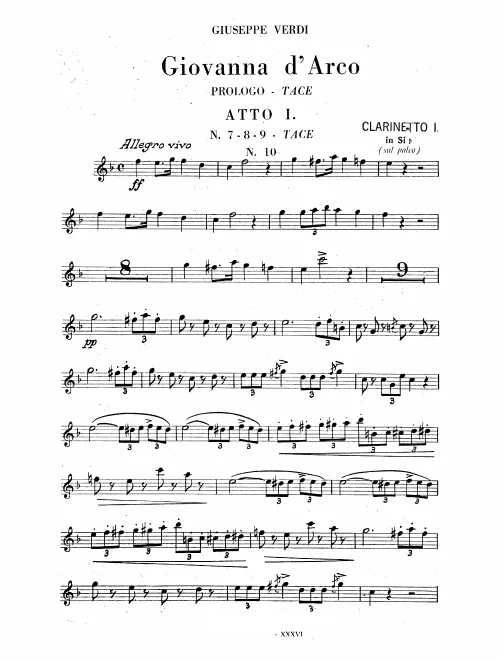 Clarinet 1 (B♭)