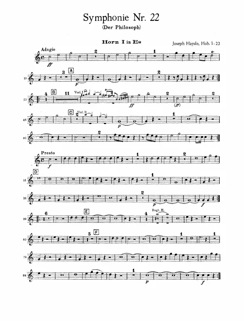Horn 1, 2 (E♭)