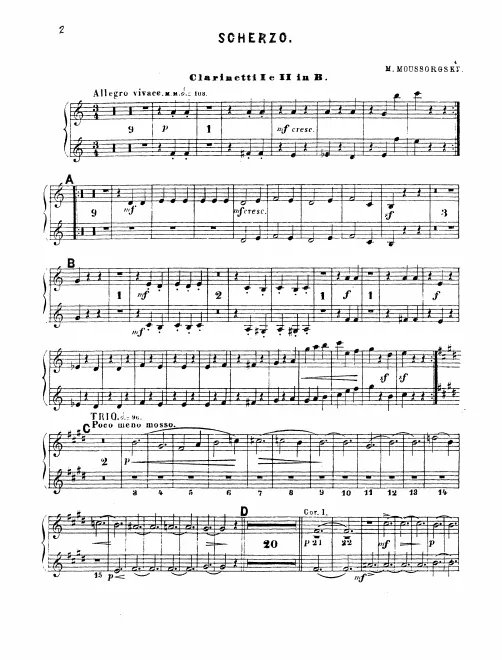 Clarinet 1/2 (B♭)