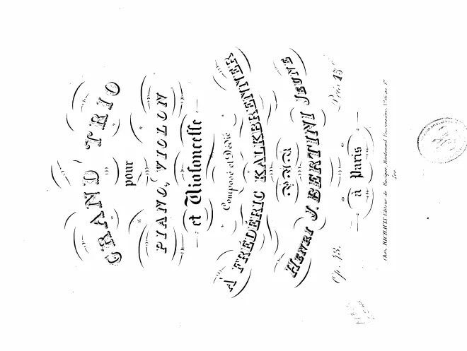 Score and Parts (monochrome version)