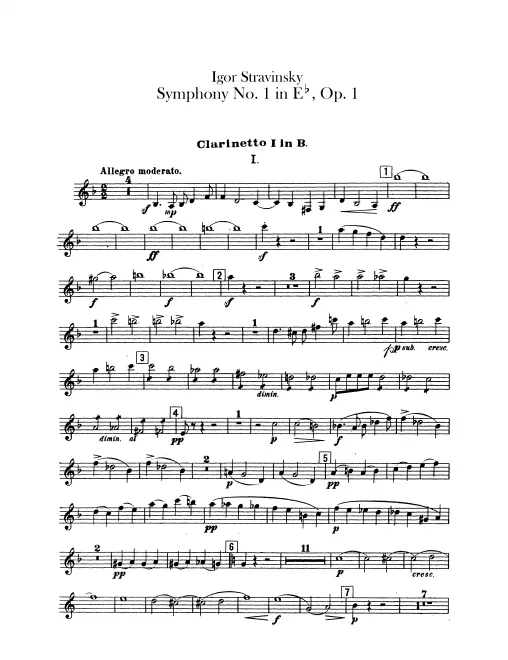Clarinet 1, 2, 3 (B♭, A)